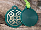 Anhänger Mini Serie rund – Lakhovsky MWOn Symbol Design – Fermat (Bifilar Spule) – Produktansicht 1