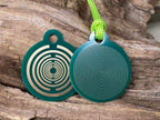 Anhänger Mini Serie rund – Lakhovsky MWOn Symbol Design – Fermat (Bifilar Spule) – Produktansicht 1