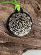 Anhänger Mini Serie rund – Lakhovsky MWOn Symbol Design – Dodecagram – Produktansicht 1