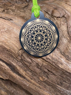 Anhänger Mini Serie rund – Lakhovsky MWOn Symbol Design – Dodecagram – Produktansicht 1