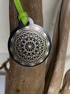 Anhänger Mini Serie rund – Lakhovsky MWOn Symbol Design – Dodecagram – Produktansicht 1