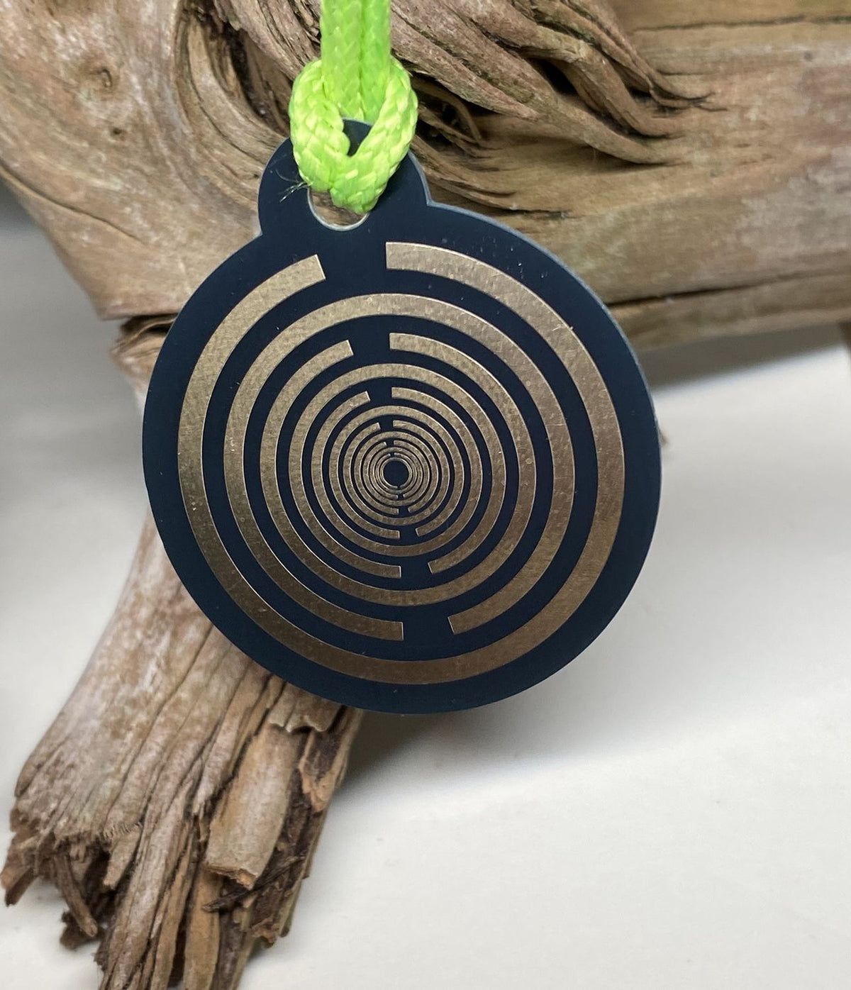 Anhänger Mini Serie rund – Lakhovsky MWOn Symbol Design – Dodecagram – Produktansicht 1