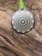 Anhänger Mini Serie rund – Lakhovsky MWOn Symbol Design – Dodecagram – Produktansicht 1