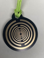 Anhänger Mini Serie rund – Lakhovsky MWOn Symbol Design – Dodecagram – Produktansicht 1