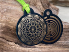 Anhänger Mini Serie rund – Lakhovsky MWOn Symbol Design – Dodecagram – Produktansicht 1