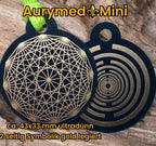 Anhänger Mini Serie rund – Lakhovsky MWOn Symbol Design – Dodecagram, hauchdünn – Produktansicht 1