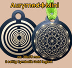 Anhänger Mini Serie rund – Lakhovsky MWOn Symbol Design – Dodecagram – Produktansicht 1