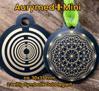 Anhänger Mini Serie rund – Lakhovsky MWOn Symbol Design – Dodecagram – Produktansicht 1