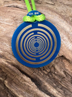 Anhänger Mini Serie rund – Lakhovsky MWOn Symbol Design – Blume des Lebens – Produktansicht 1