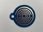 Anhänger Mini Serie rund – Lakhovsky MWOn Symbol Design – Blume des Lebens – Produktansicht 1