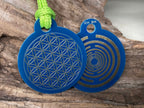 Anhänger Mini Serie rund – Lakhovsky MWOn Symbol Design – Blume des Lebens – Produktansicht 1