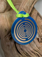 Anhänger Mini Serie rund – Lakhovsky MWOn Symbol Design – Blume des Lebens – Produktansicht 1