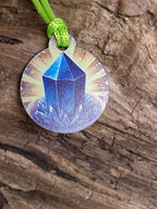 Anhänger Mini Serie rund – Lakhovsky MWOn Symbol Design – Lapislazuli Symbol – Produktansicht 1