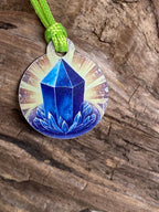 Anhänger Mini Serie rund – Lakhovsky MWOn Symbol Design – Lapislazuli Symbol – Produktansicht 1