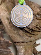 Anhänger Mini Serie rund – Lakhovsky MWOn Symbol Design – Lapislazuli Symbol – Produktansicht 1