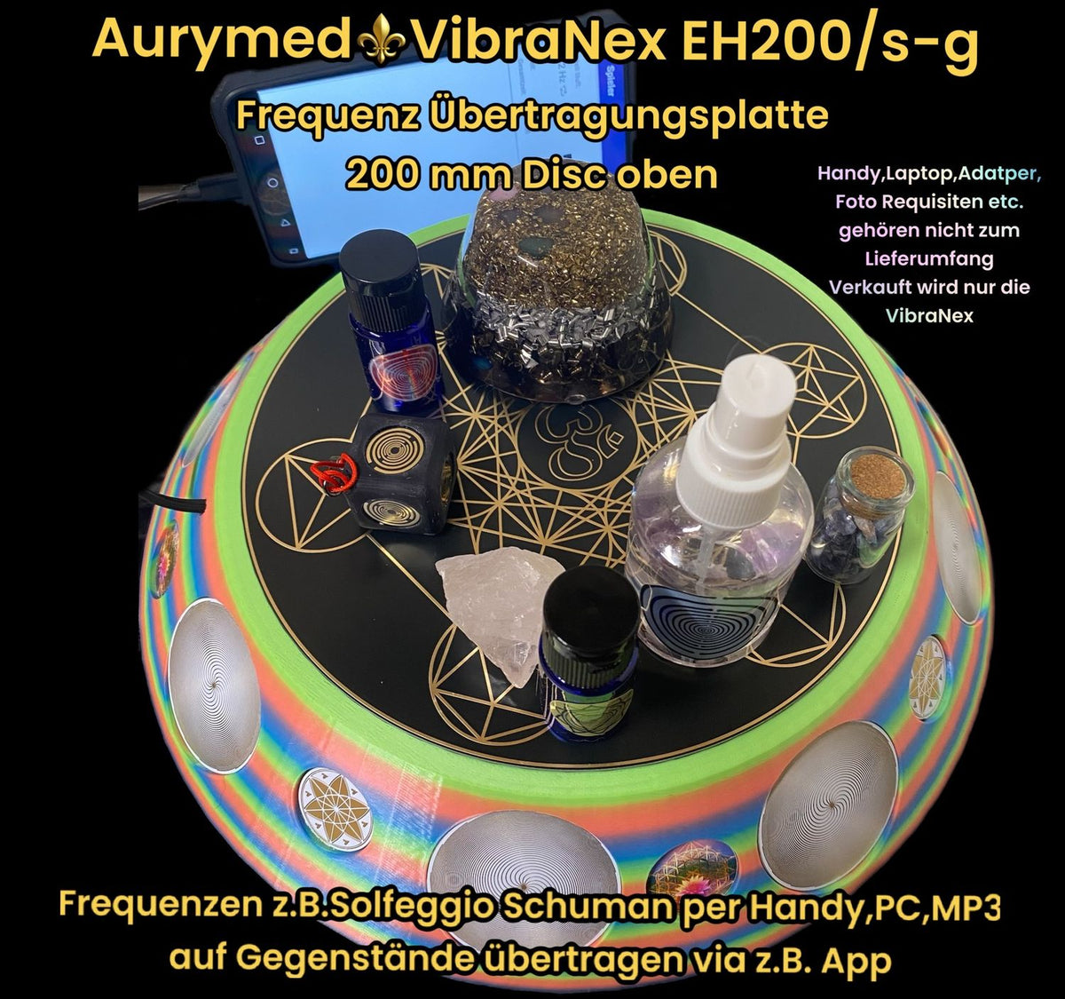 200 mm VibraNex UFO – Einhorn - Individuelle Zusammenstellung – Bild 77