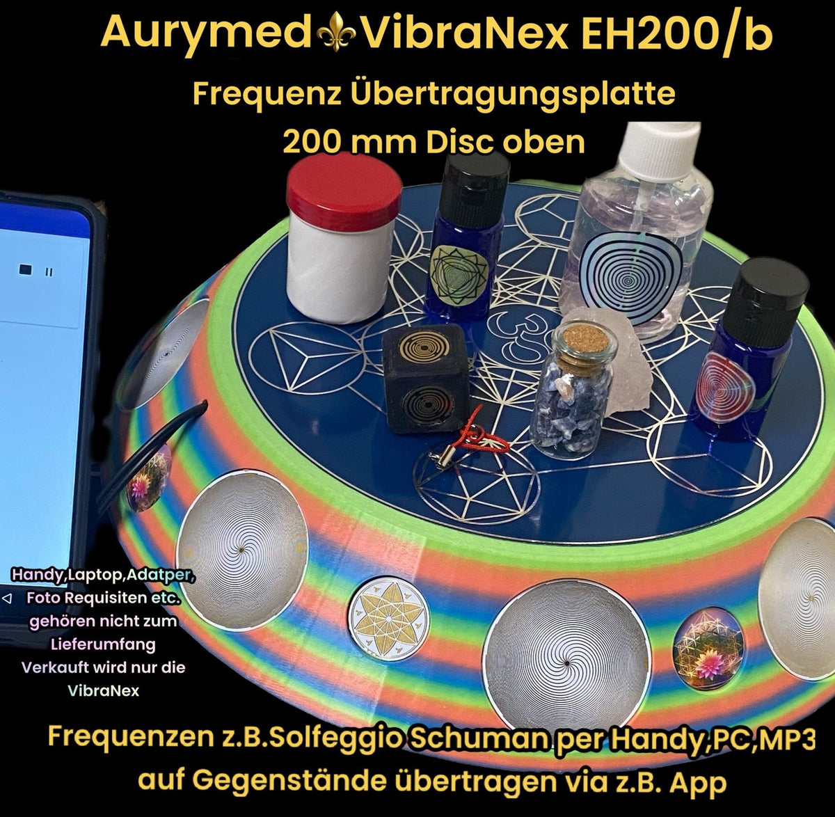 200 mm VibraNex UFO – Einhorn - Individuelle Zusammenstellung – Bild 21