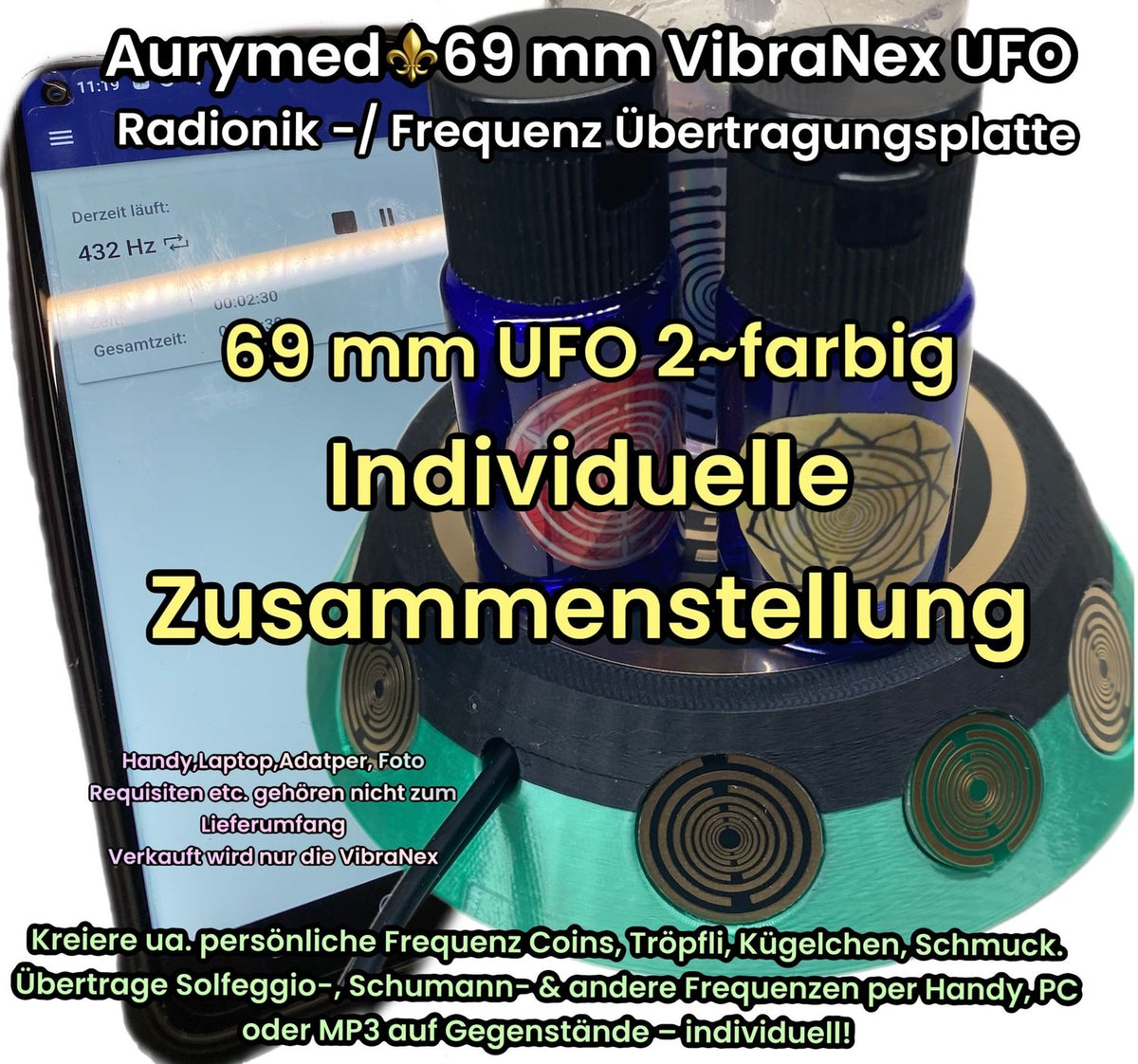 69 mm VibraNex UFO – 2-farbig – konfigurierbar – Produktansicht 1