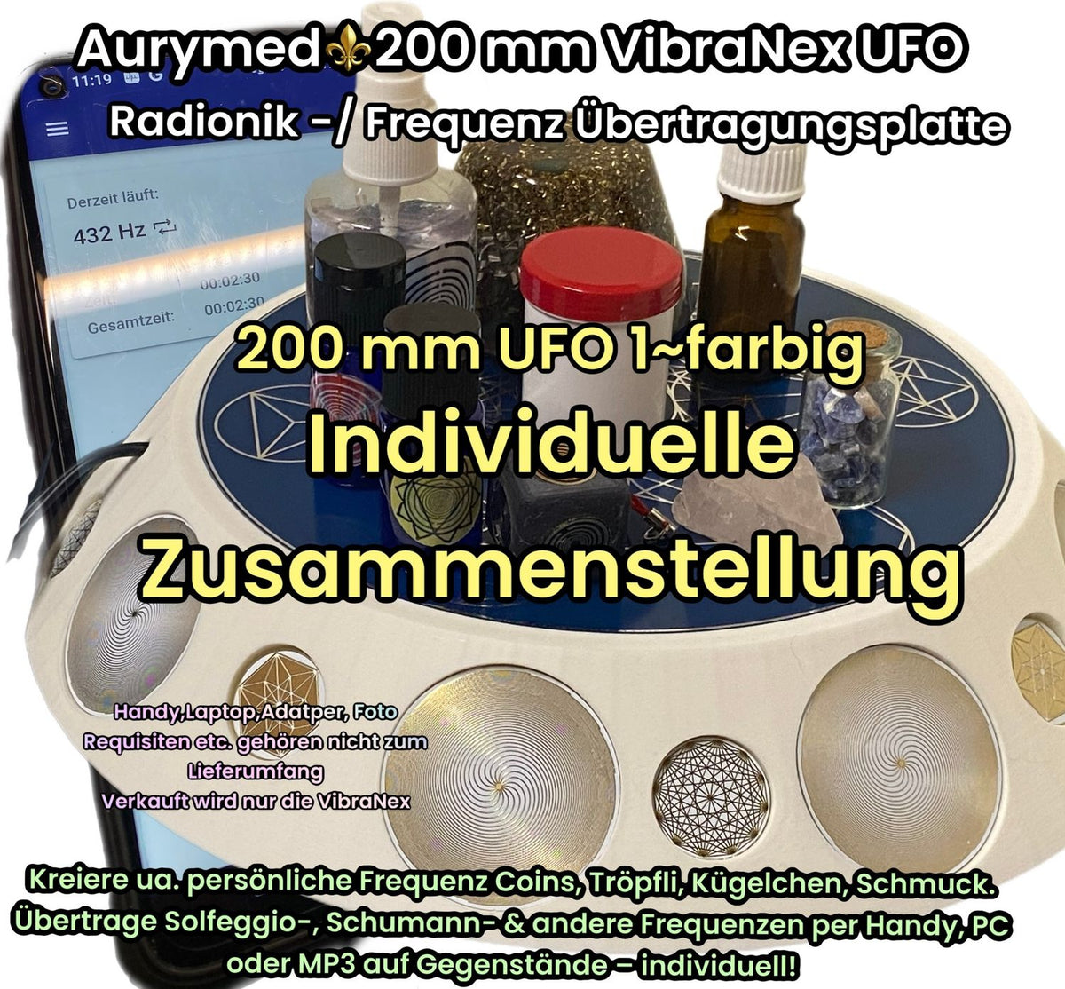 200 mm VibraNex UFO – 1-farbig – konfigurierbar – Produktansicht 1