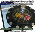 94 mm VibraNex flach – schwarz, Oberflächenplatte goldlegiert – Produktansicht 1