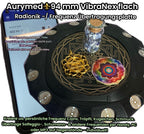 94 mm VibraNex flach – schwarz, Oberflächenplatte goldlegiert – Produktansicht 1