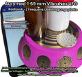 69 mm VibraNex UFO – pink, Oberflächenplatte goldlegiert – Produktansicht 1