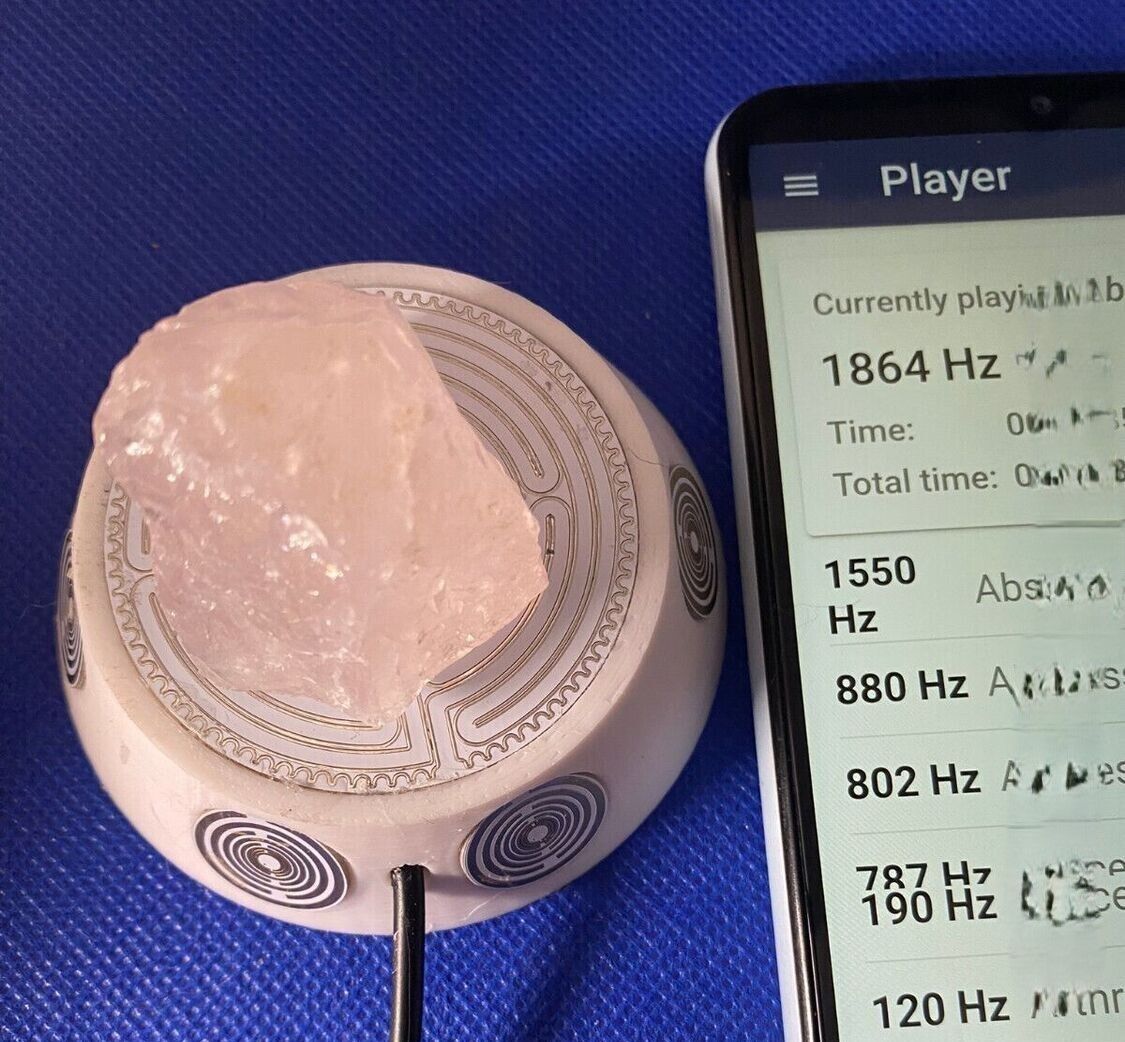 50 mm VibraNex UFO – weiß, Oberflächenplatte zinnlegiert – Produktansicht 1