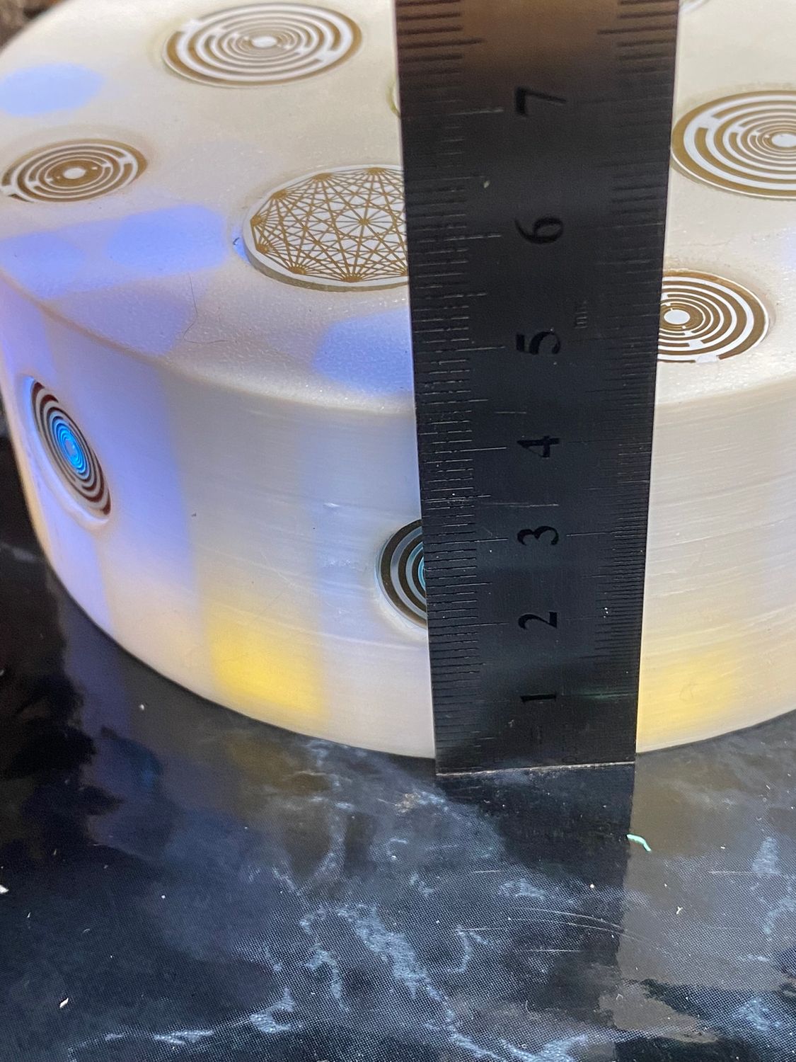 VibraNex LED Krafttier weißer Wolf – LED – & Farbe & Füllung wählbar – Produktansicht 23