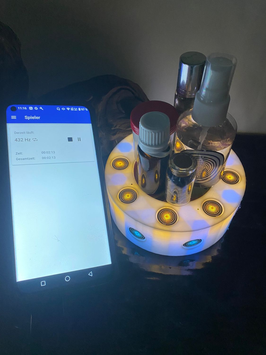 VibraNex LED Krafttier Braunbär – LED – & Farbe & Füllung wählbar – Produktansicht 15