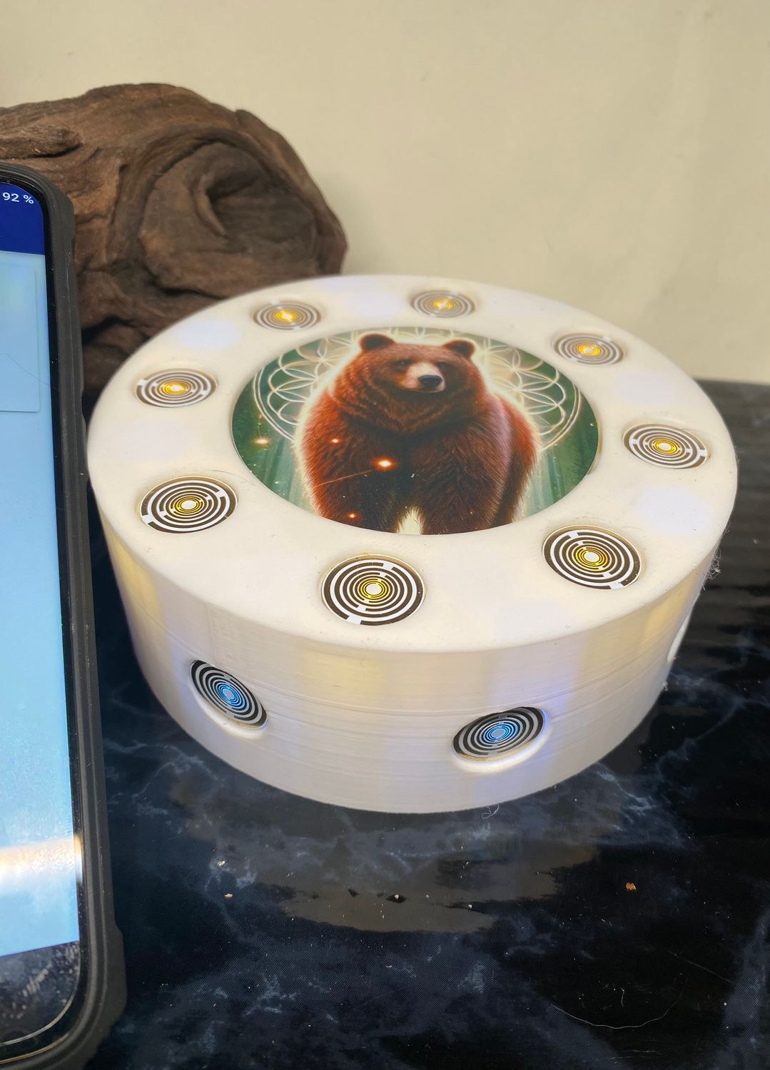 VibraNex LED Krafttier Braunbär – LED – & Farbe & Füllung wählbar – Produktansicht 41