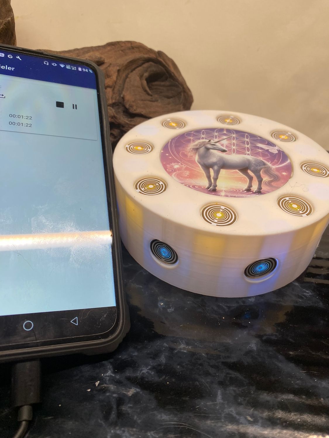 VibraNex LED Krafttier Einhorn – LED – & Farbe & Füllung wählbar – Produktansicht 47
