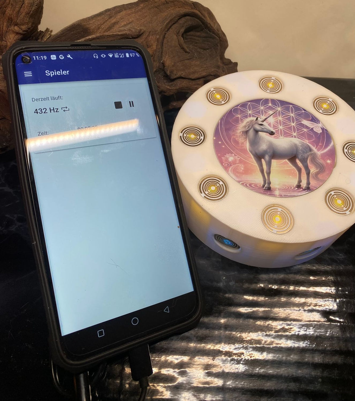VibraNex LED Krafttier Einhorn – LED – & Farbe & Füllung wählbar – Produktansicht 43