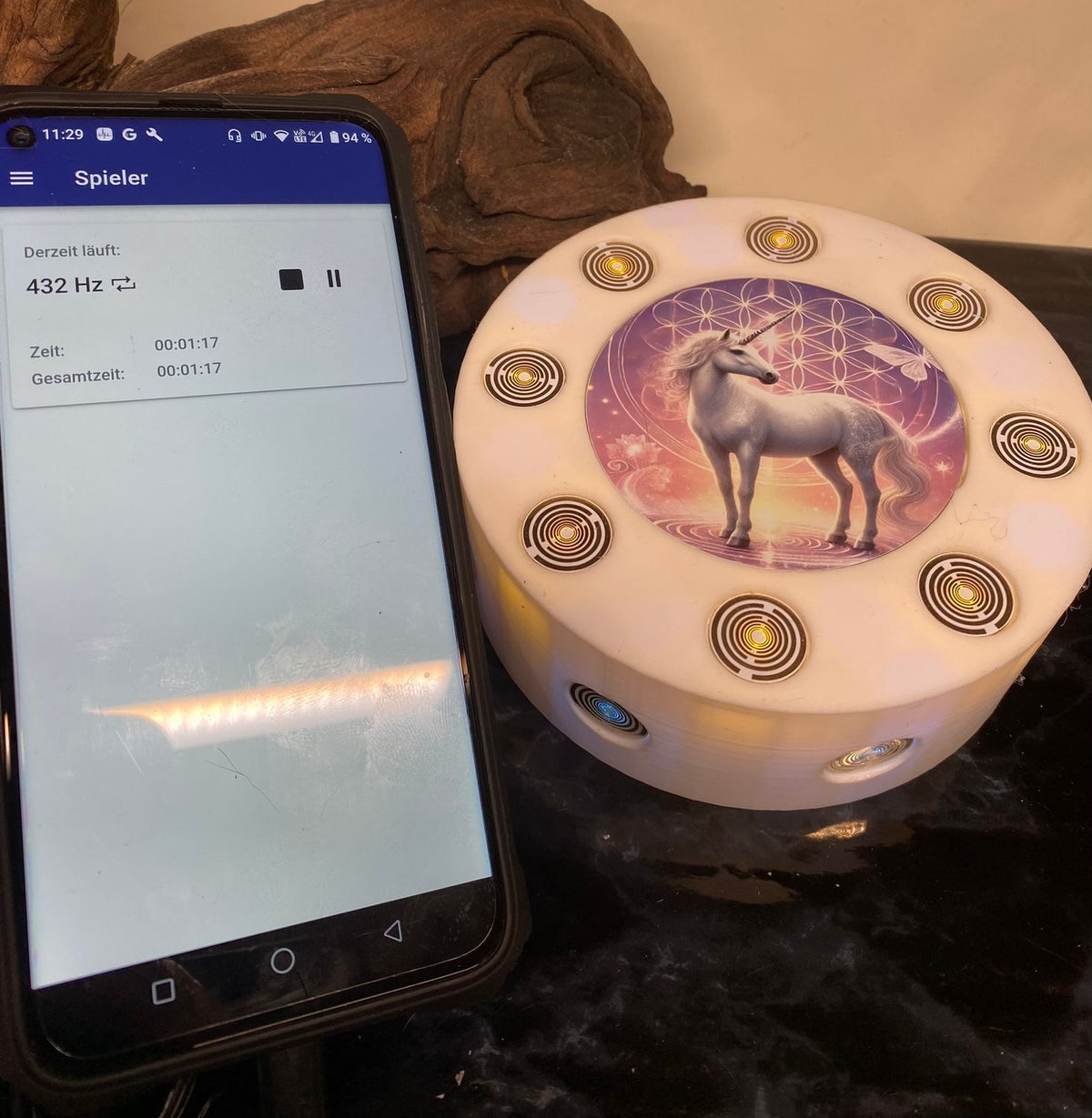 VibraNex LED Krafttier Einhorn – LED – & Farbe & Füllung wählbar – Produktansicht 48