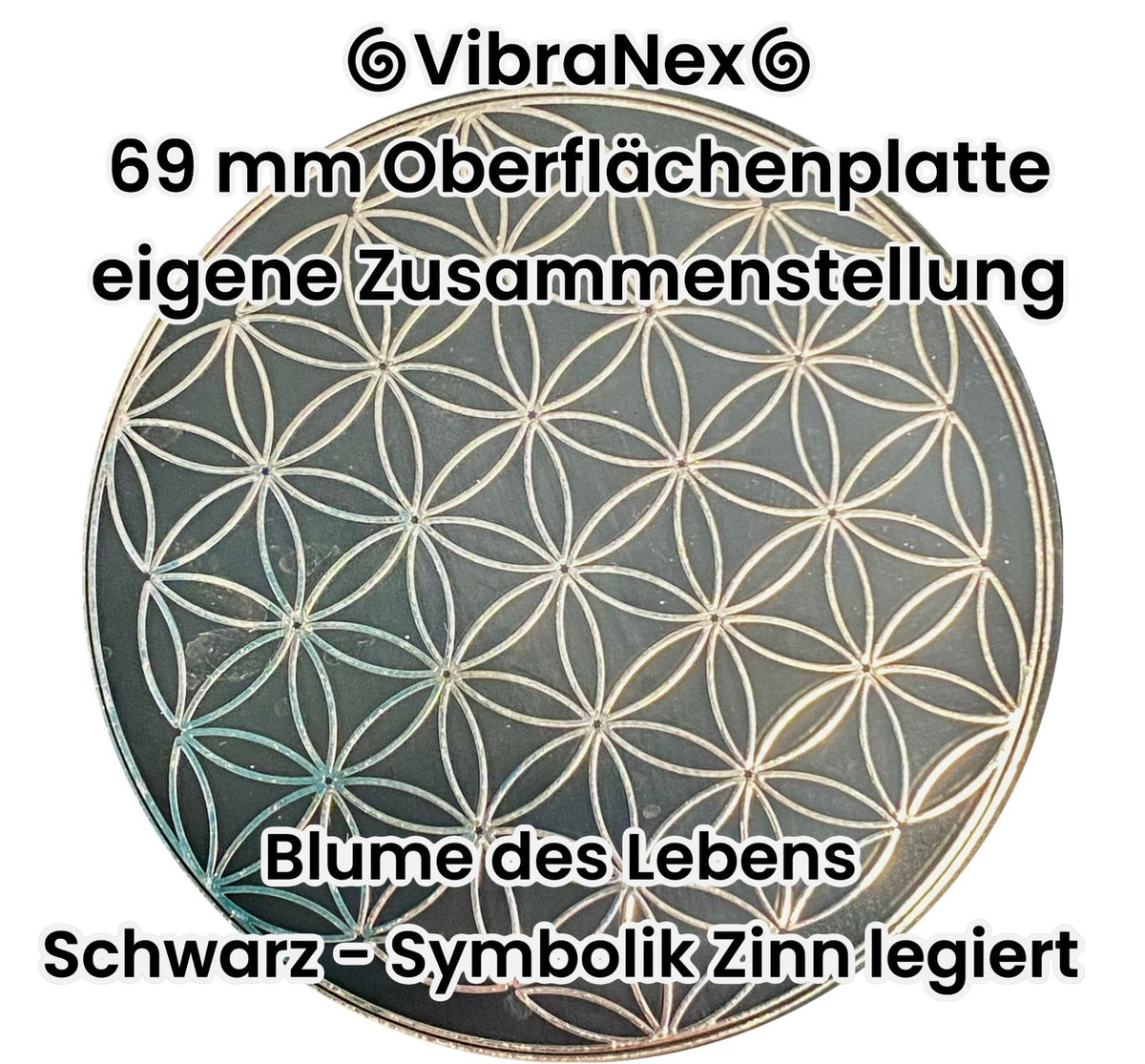 69 mm VibraNex flach – 1-farbig – Krafttier – / heilige Geometrie Symbolik – konfigurierbar – Produktansicht 28