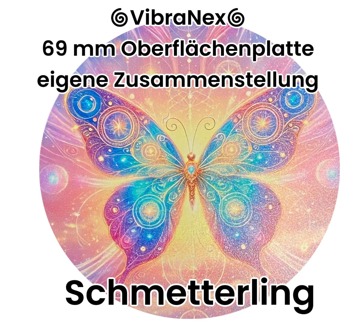 69 mm VibraNex flach – 1-farbig – Krafttier – / heilige Geometrie Symbolik – konfigurierbar – Produktansicht 37