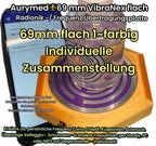 69 mm VibraNex flach – 1-farbig – Krafttier – / heilige Geometrie Symbolik – konfigurierbar – Produktansicht 1