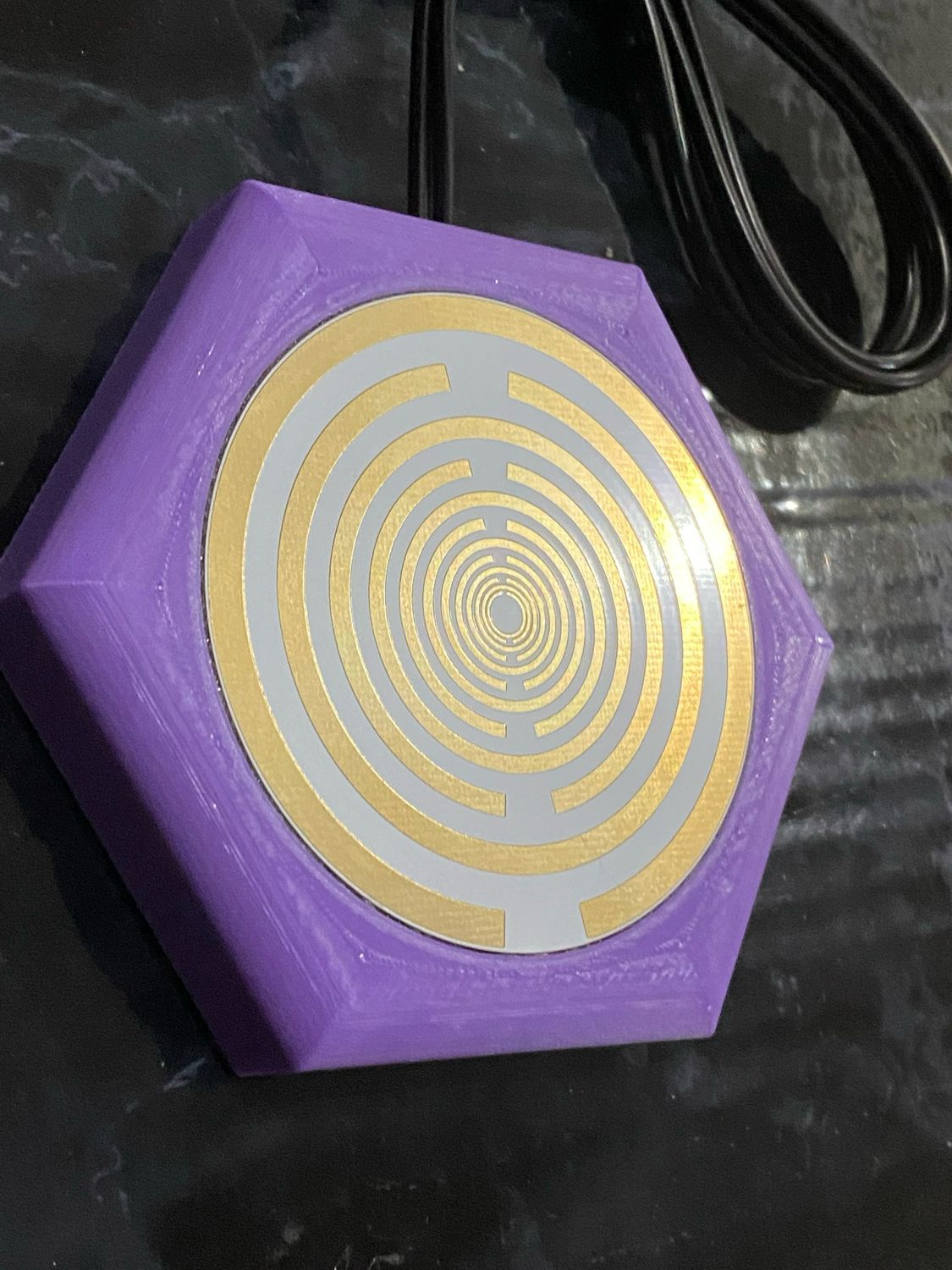 69 mm VibraNex flach – 1-farbig – Krafttier – / heilige Geometrie Symbolik – konfigurierbar – Produktansicht 67