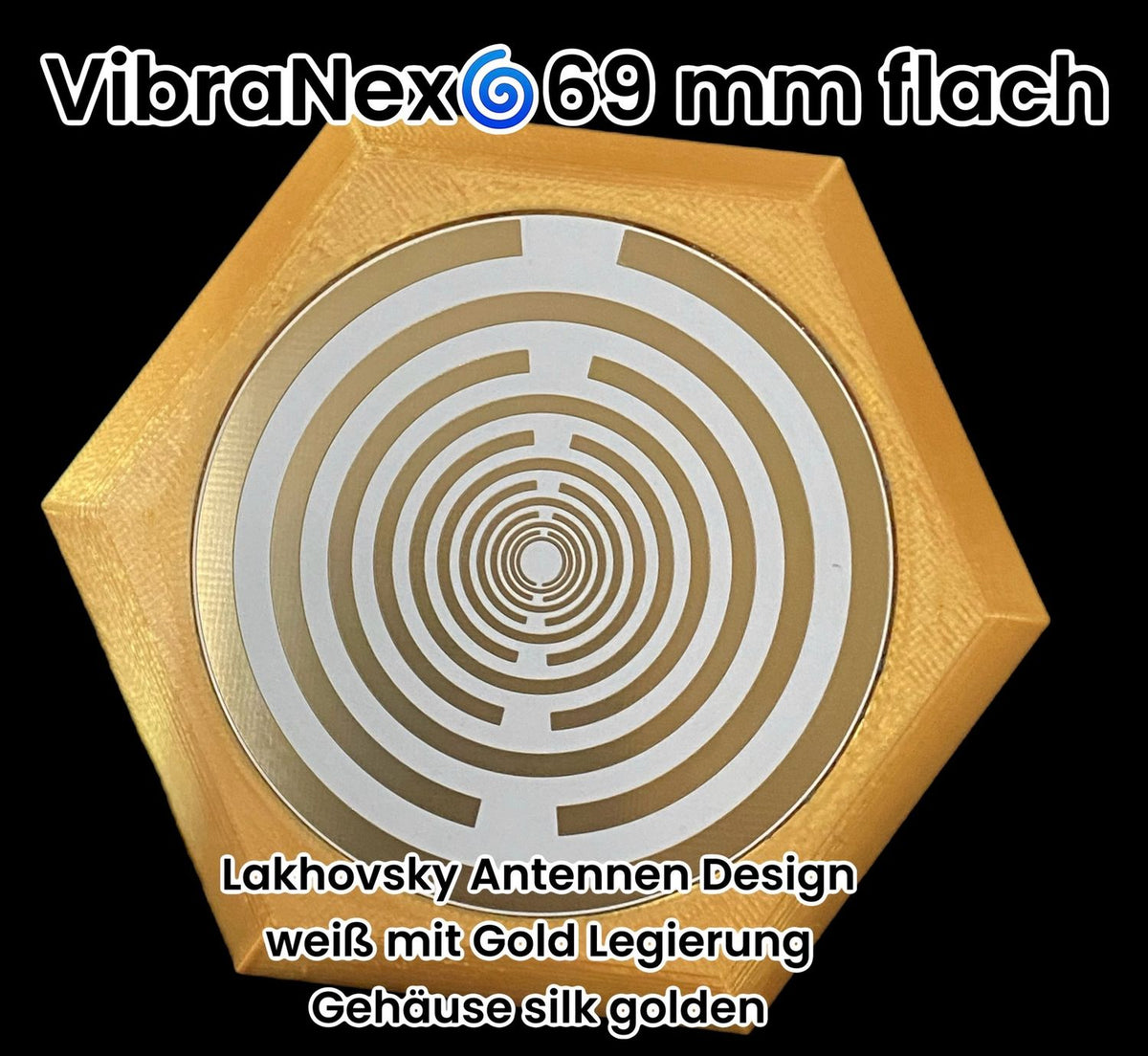 69 mm VibraNex flach – 1-farbig – Krafttier – / heilige Geometrie Symbolik – konfigurierbar – Produktansicht 74