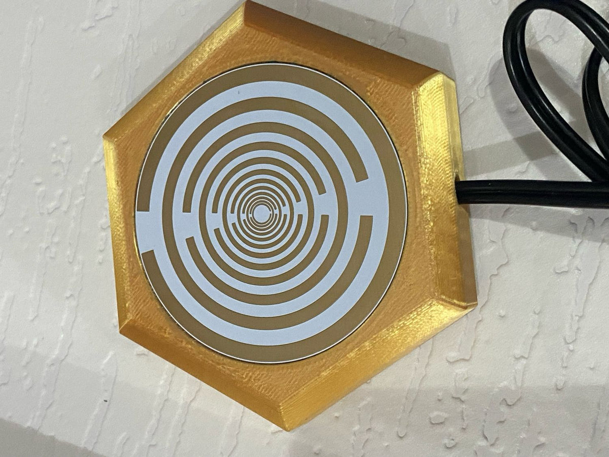 69 mm VibraNex flach – 1-farbig – Krafttier – / heilige Geometrie Symbolik – konfigurierbar – Produktansicht 76