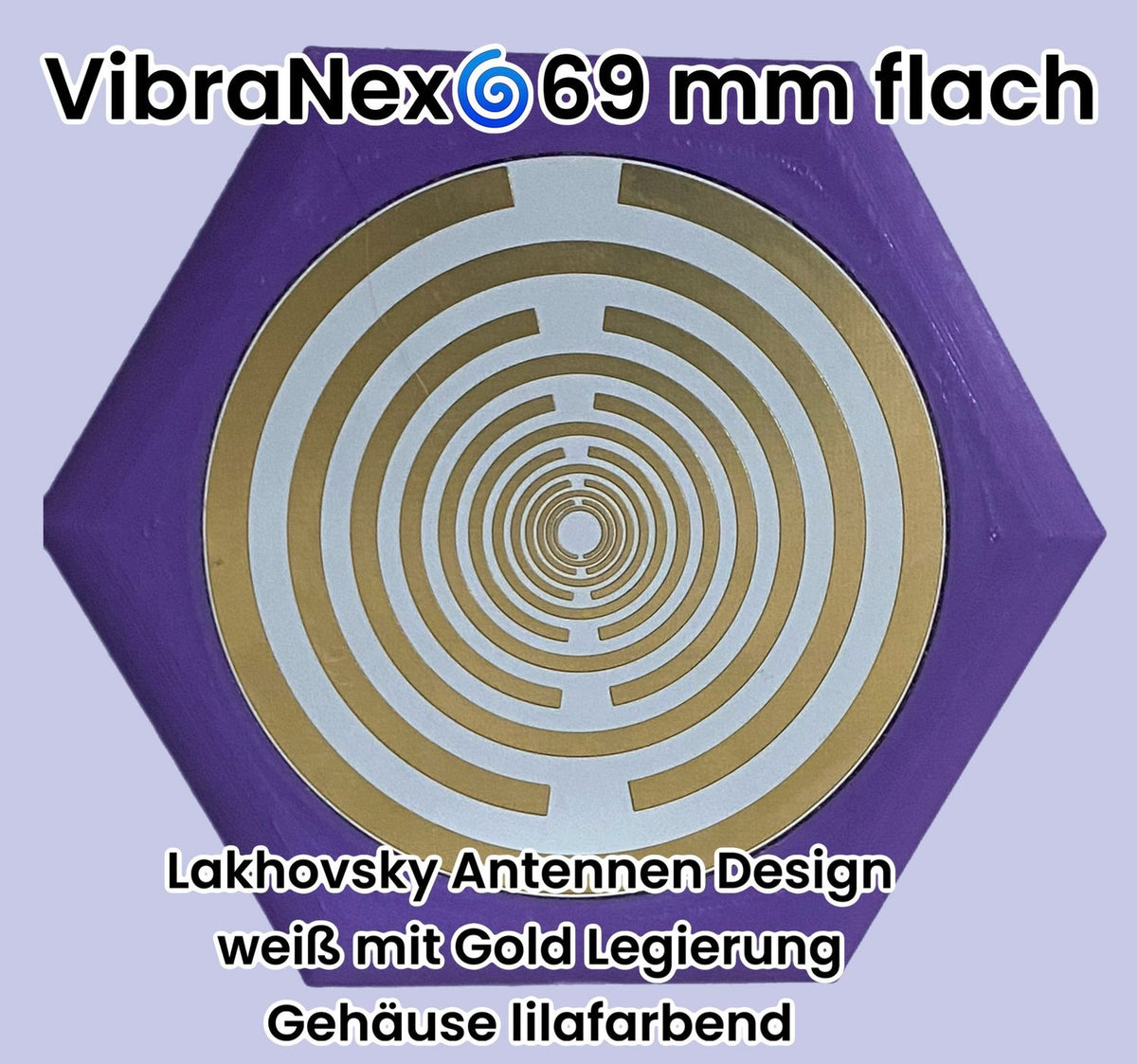 69 mm VibraNex flach – 1-farbig – Krafttier – / heilige Geometrie Symbolik – konfigurierbar – Produktansicht 64