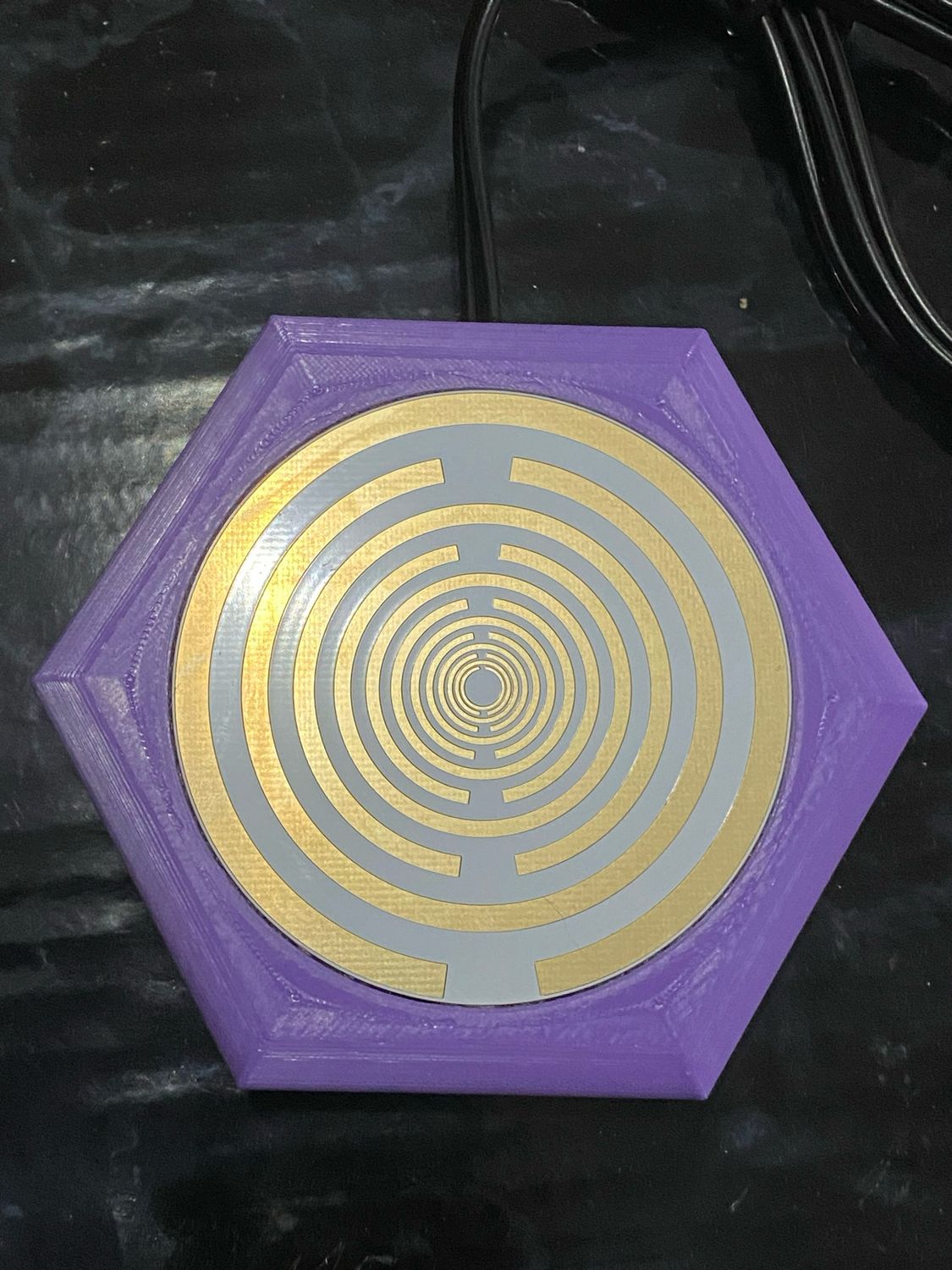 69 mm VibraNex flach – 1-farbig – Krafttier – / heilige Geometrie Symbolik – konfigurierbar – Produktansicht 72