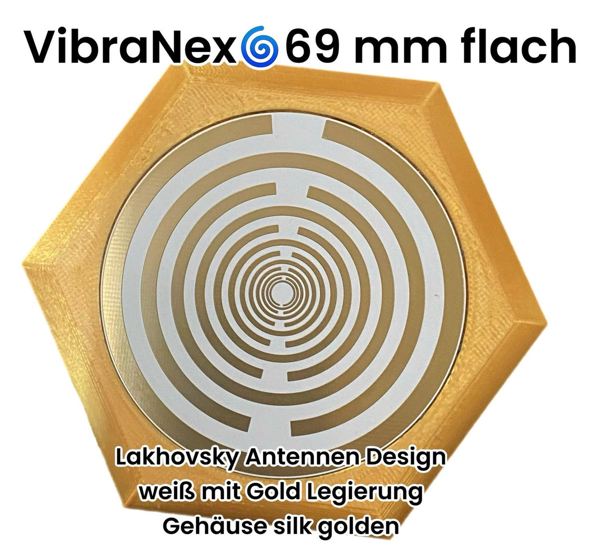 69 mm VibraNex flach – 1-farbig – Krafttier – / heilige Geometrie Symbolik – konfigurierbar – Produktansicht 73
