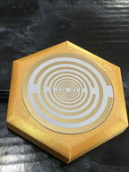 69 mm VibraNex flach – 1-farbig – Krafttier – / heilige Geometrie Symbolik – konfigurierbar – Produktansicht 79