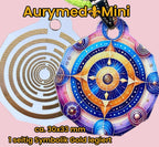 Anhänger Mini Serie eckig – Lakhovsky MWOn Symbol Design – Planeten Frequenz Symbol – Produktansicht 1