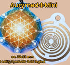 Anhänger Mini Serie eckig – Lakhovsky MWOn Symbol Design – Blume des Lebens Symbolart – Produktansicht 1