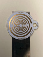 Anhänger Mini Serie rund – Lakhovsky MWOn Symbol Design – mystisch geheimnisvolle Fantasie Symbol – Produktansicht 1