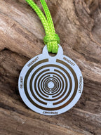 Anhänger Mini Serie rund – Lakhovsky MWOn Symbol Design – Baum des Lebens Symbol – Produktansicht 1