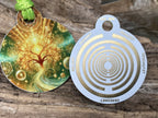 Anhänger Mini Serie rund – Lakhovsky MWOn Symbol Design – Baum des Lebens Symbol – Produktansicht 1