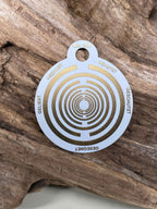 Anhänger Mini Serie rund – Lakhovsky MWOn Symbol Design – Baum des Lebens Symbol – Produktansicht 1