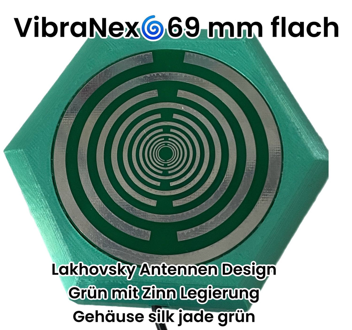 69 mm VibraNex flach – 1-farbig – Krafttier – / heilige Geometrie Symbolik – konfigurierbar – Produktansicht 84